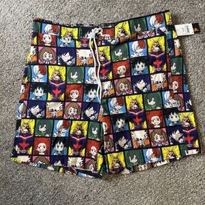 NEW " My Hero Academia " Swim Trunks with Briefs, Men's 2XL (44/46) Funimation